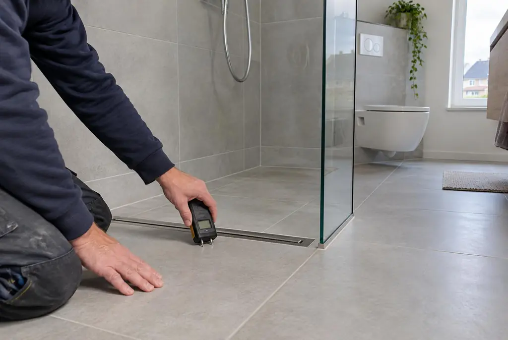Lekdetectie Wolvega – badkamer in een nieuwbouwwoning
